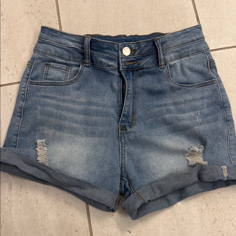 Denim Blue Women's Shorts